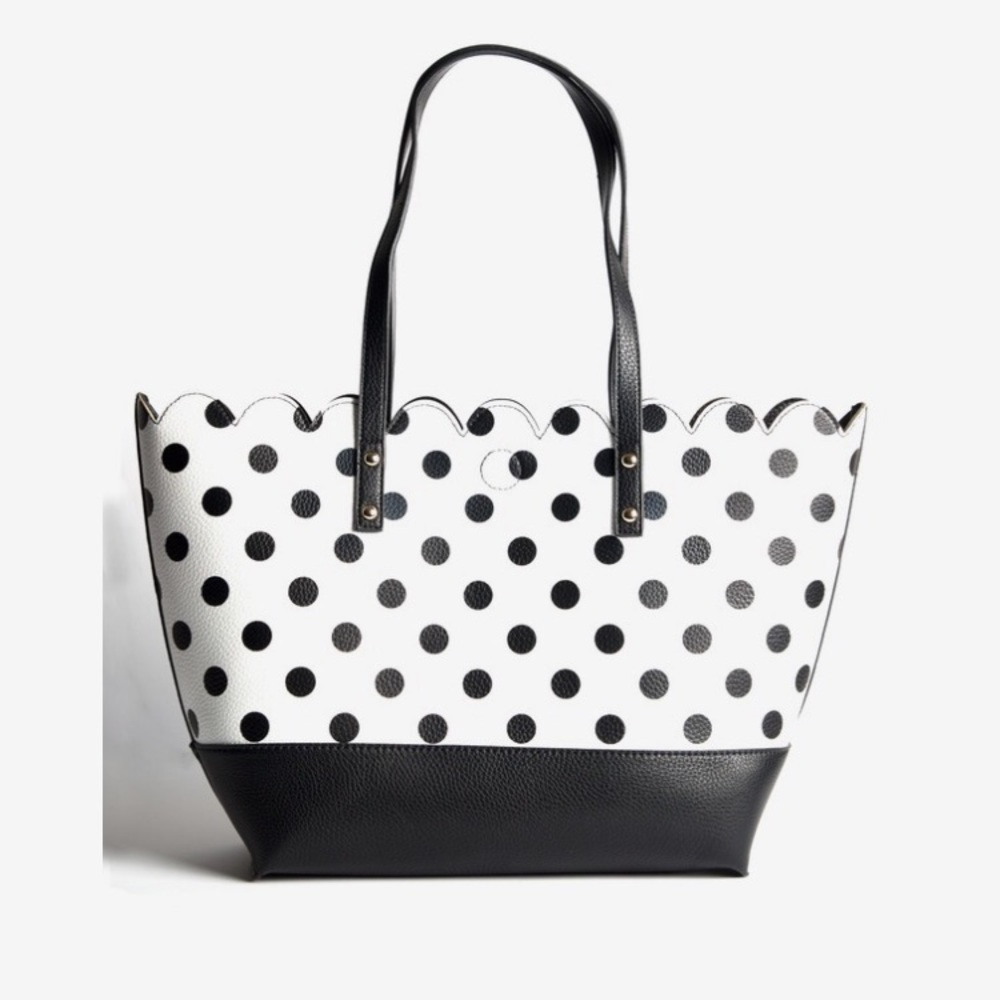 Polka dot purse